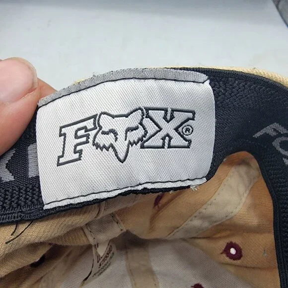 Fox Racing Kids Tan Hat Cap Motorcycles Motocross Casual Sports Walking